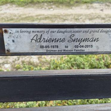 SNYMAN Adrienne 1978-2015