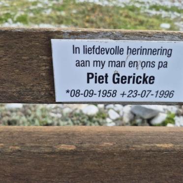 GERICKE Piet 1958-1996