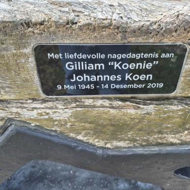 KOEN Gilliam Johannes 1945-2019