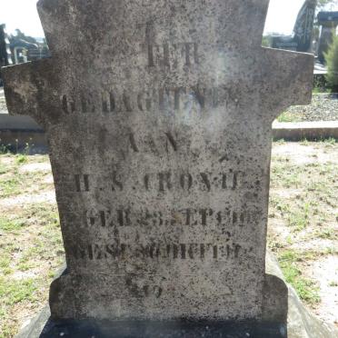 CRONJE H.S. 190?-19??