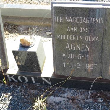 KOEN John 1905-1987 &amp; Agnes 1911-1997