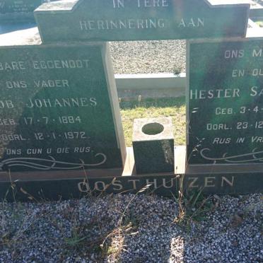 OOSTHUIZEN Jacob Johannes 1884-1972 &amp; Hester Salomina 1894-1972