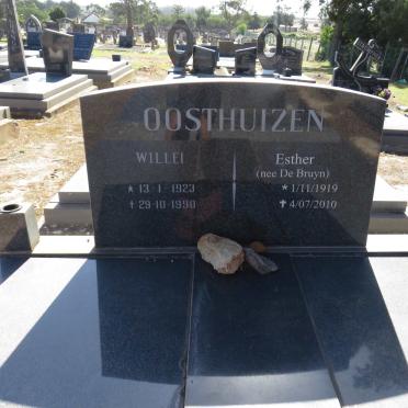 OOSTHUIZEN Willei 1923-1990 &amp; Esther DE BRUYN 1919-2010