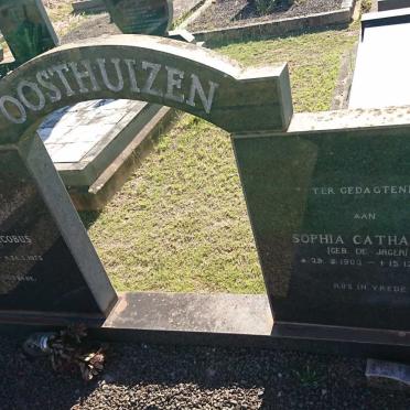 OOSTHUIZEN Theunis Jacobus 1897-1973 &amp; Sophia Catharina DE JAGER 1903-1982