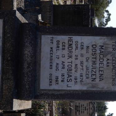 OOSTHUIZEN Hendrik Tobias J. 1876-1967 &amp; Magdelena De JAGER 1876-1951