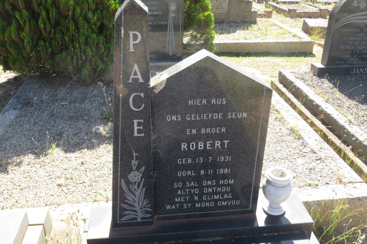 PACE Robert 1931-1981