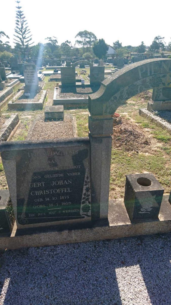 PIENAAR Gert Johan Christoffel 1875-1959 &amp; Susara Johanna KOEN 1891-1970
