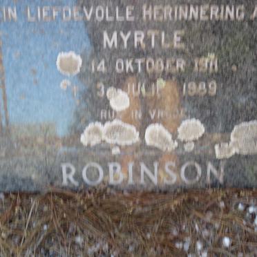 ROBINSON Myrtle 1911-1989