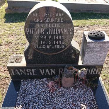 RENSBURG Pieter Johannes, Janse van 1984-1986