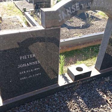 RENSBURG Pieter Johannes, Janse van 1894-1973 &amp; Susara Maria CRONJE 1893-1980
