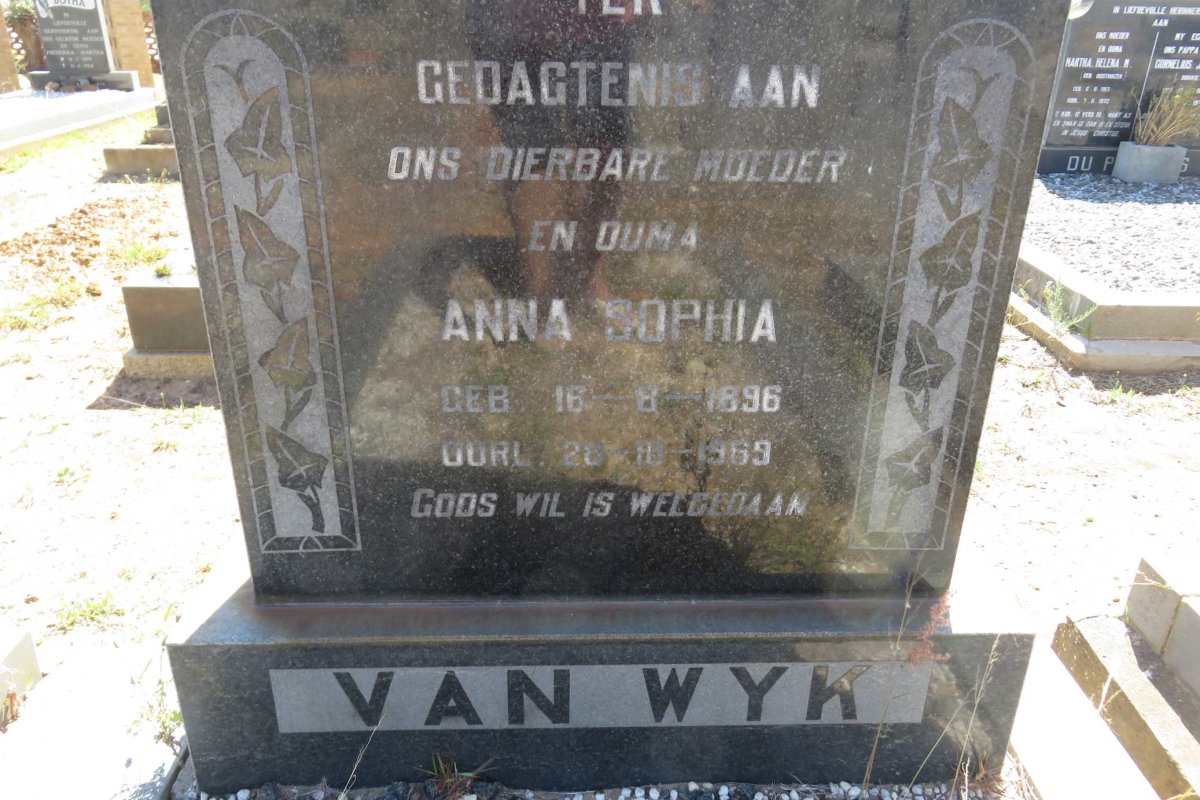 WYK Anna Sophia, van 1896-1969