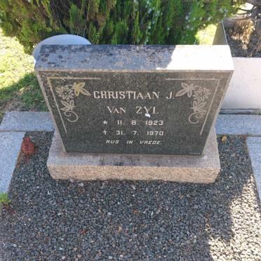 ZYL Christiaan J., van 1923-1970