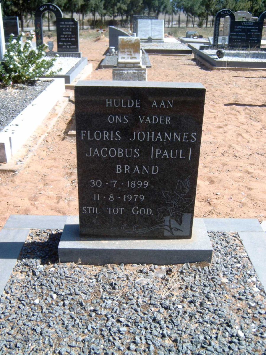 BRAND Floris Johannes Jacobus 1899-1979