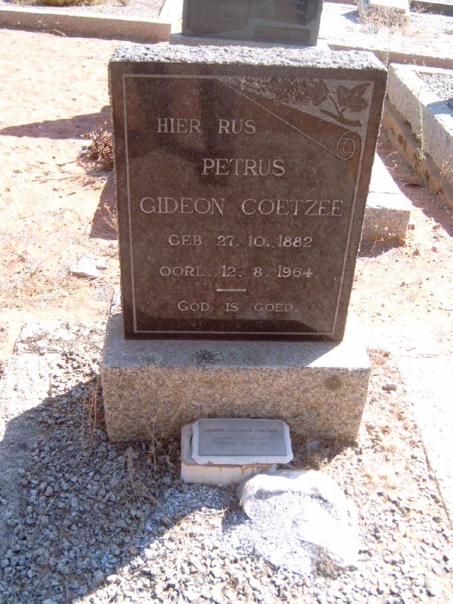 COETZEE Petrus Gideon 1882-1964