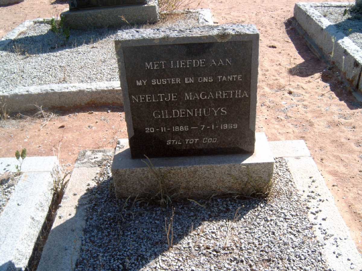 GILDENHUYS Neeltje Magaretha 1886-1969