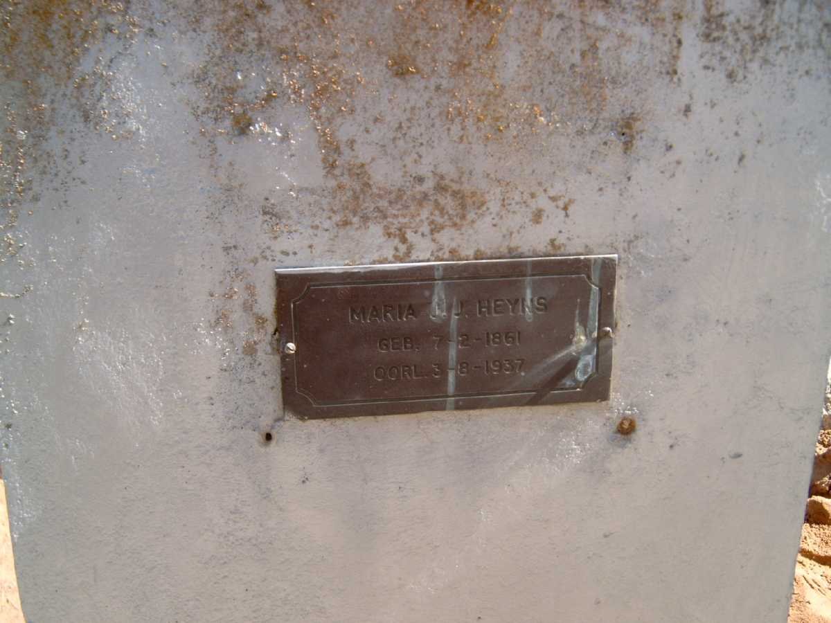 HEYNS Maria ?.J. 1861-1937