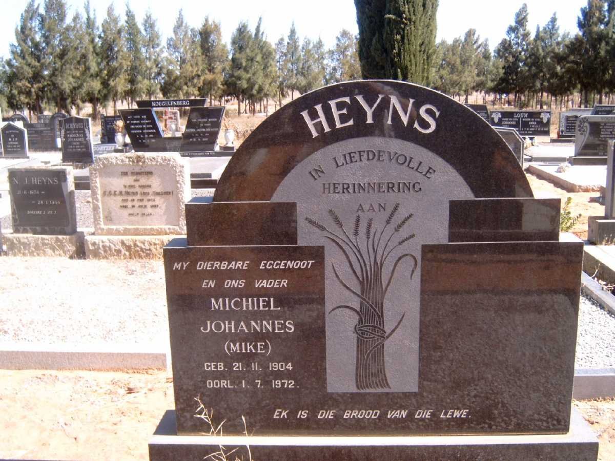 HEYNS Michiel Johannes 1904-1972