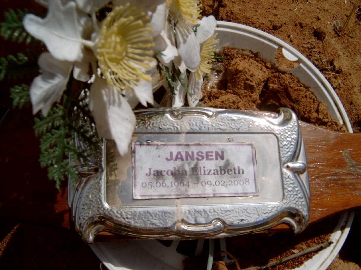 JANSEN Jacoba Elizabeth 1964-2008