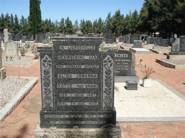KOTZE Alida Johanna nee BRINK 1867-1950