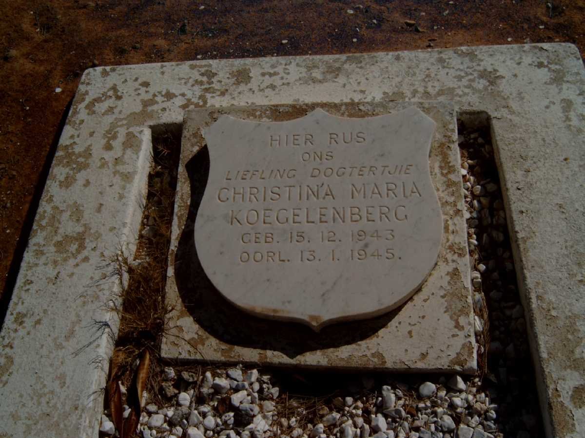 KOEGELENBERG Christina Maria 1943-1945