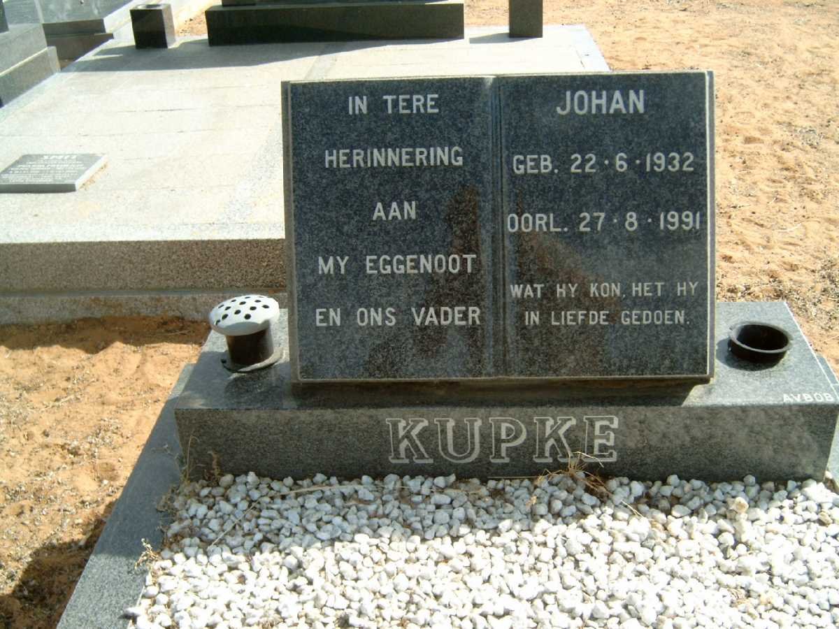 KUPKE Johan 1932-1991