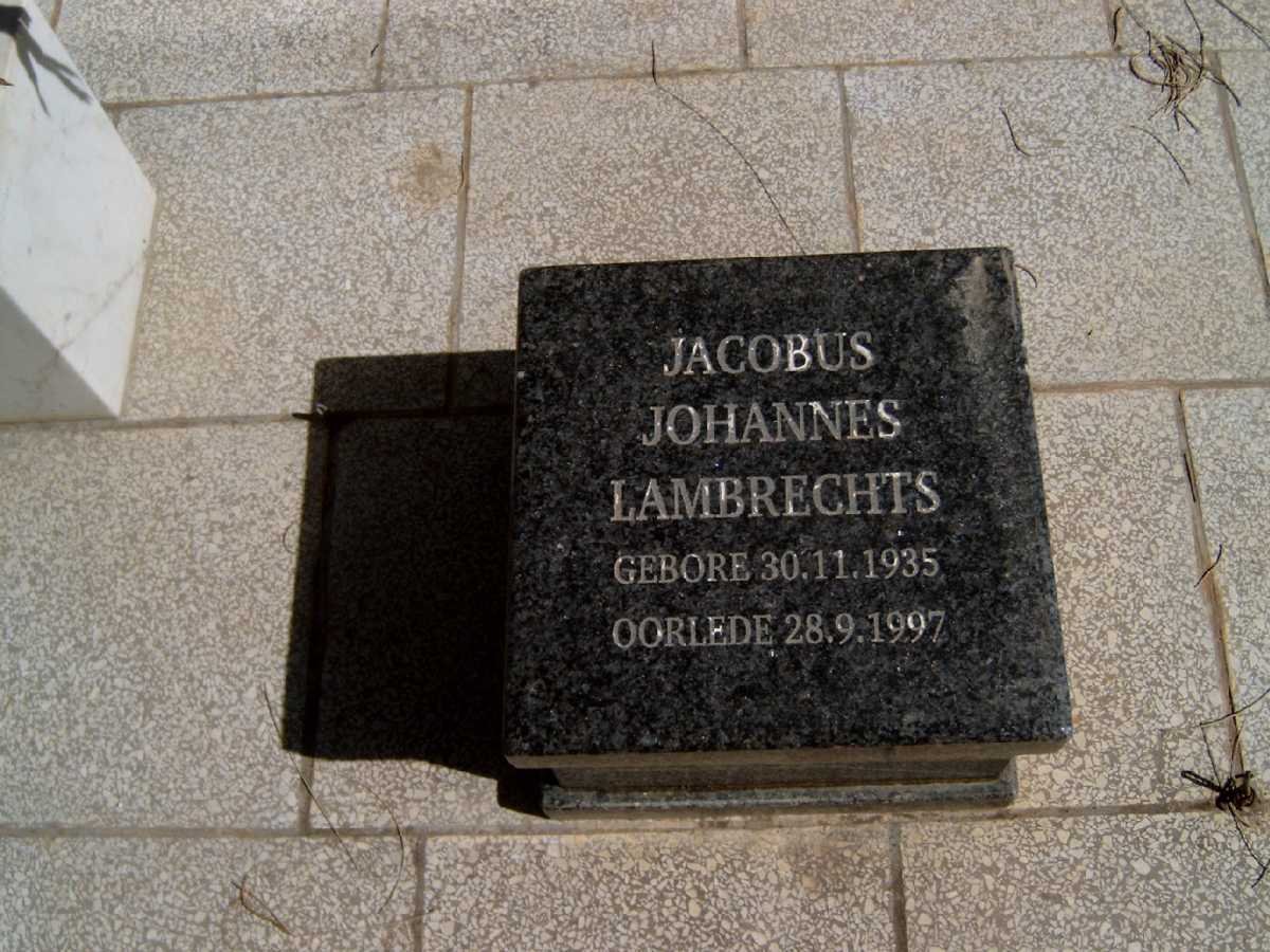 LAMBRECHTS Jacobus Johannes 1935-1997
