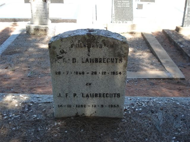 LAMBRECHTS R.R.D. 1860-1954 &amp; H.F.P. 1862-1953