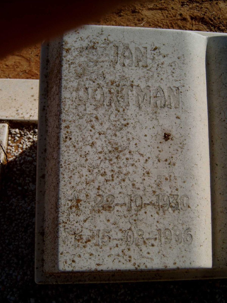 OORTMAN Jan 1930-1996
