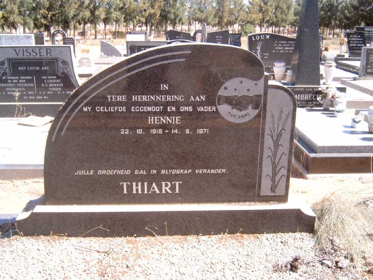 THIART Hennie 1918-1971