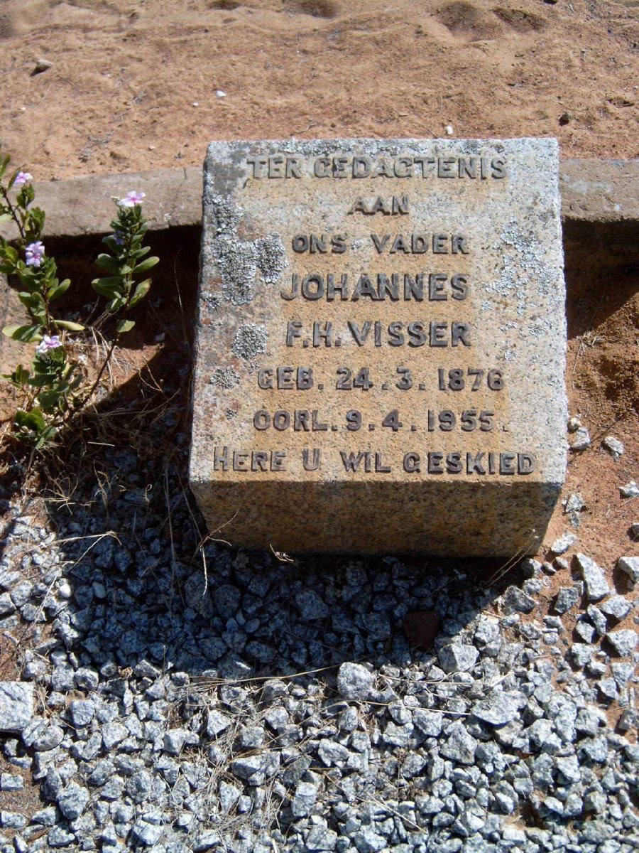 VISSER Johannes F.H. 1876-1955