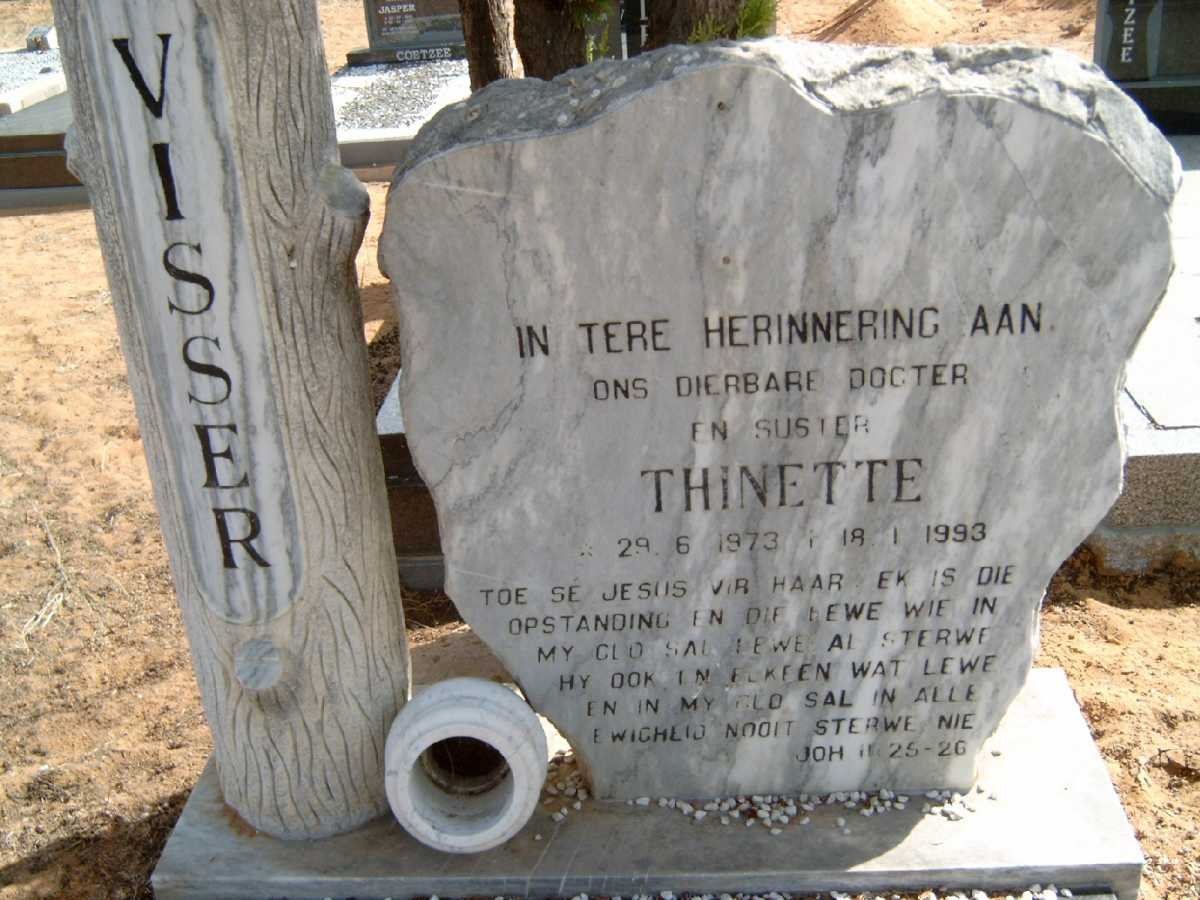 VISSER Thinette 1973-1993