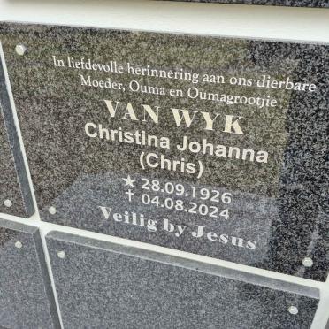 WYK Christina Johanna, van 1926-2024