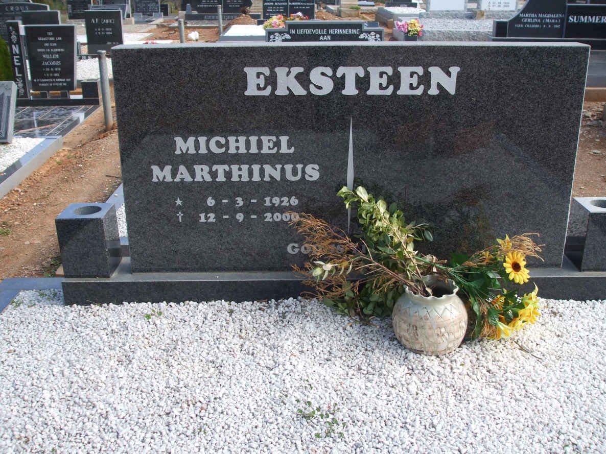 EKSTEEN Michiel Marthinus 1926-2000