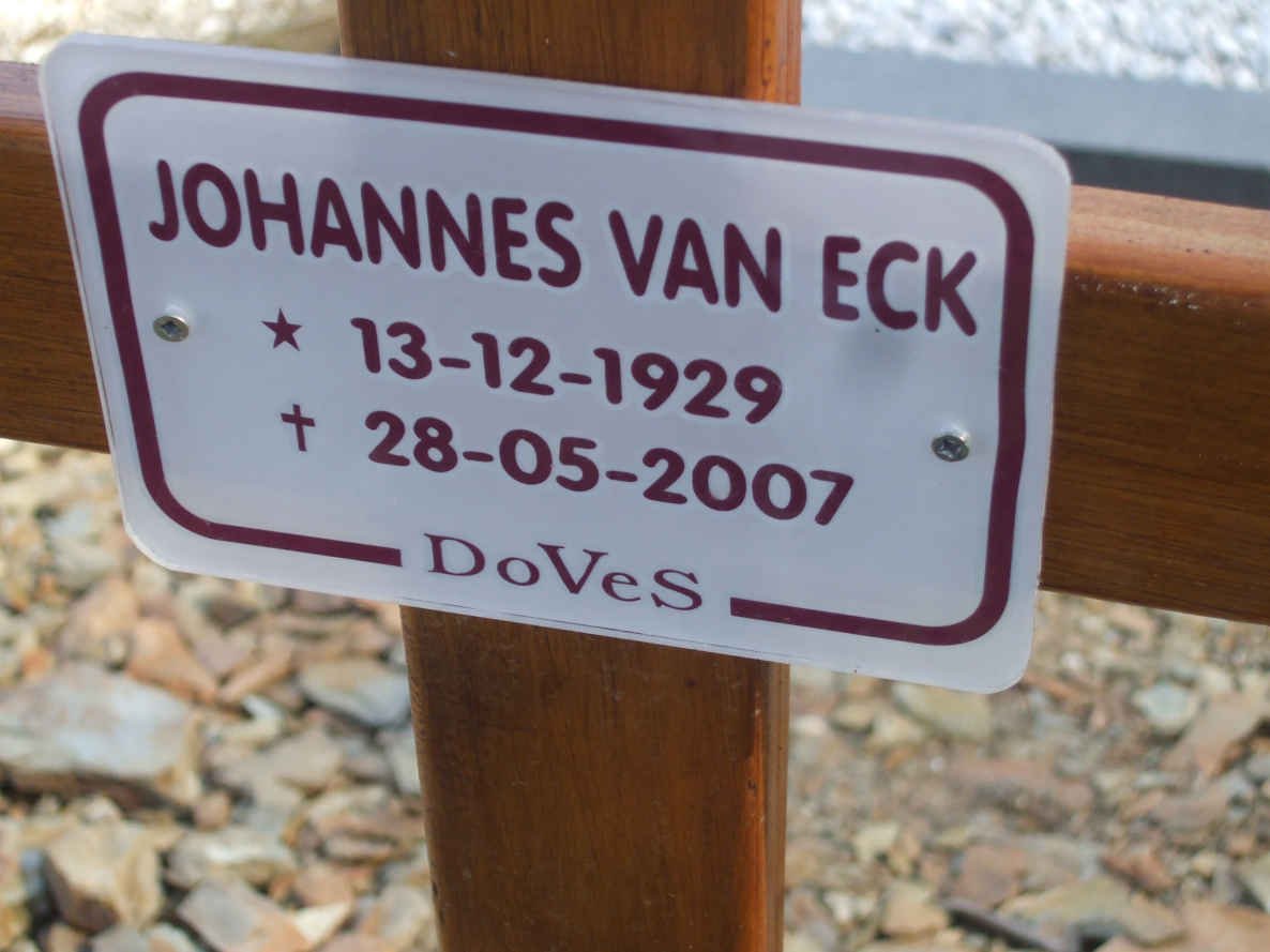 ECK Johannes, van 1929-2007