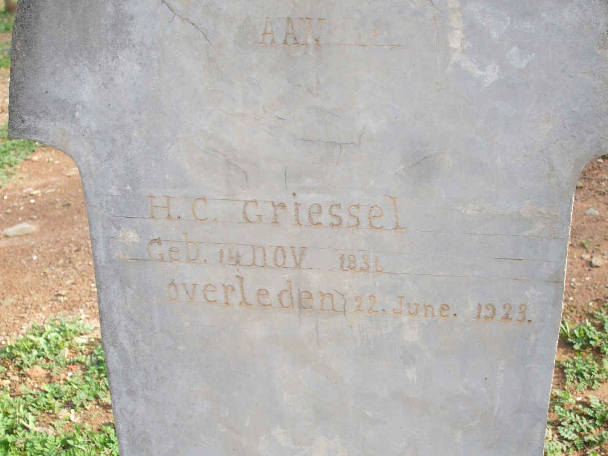 GRIESSEL H.C. 1836-1923