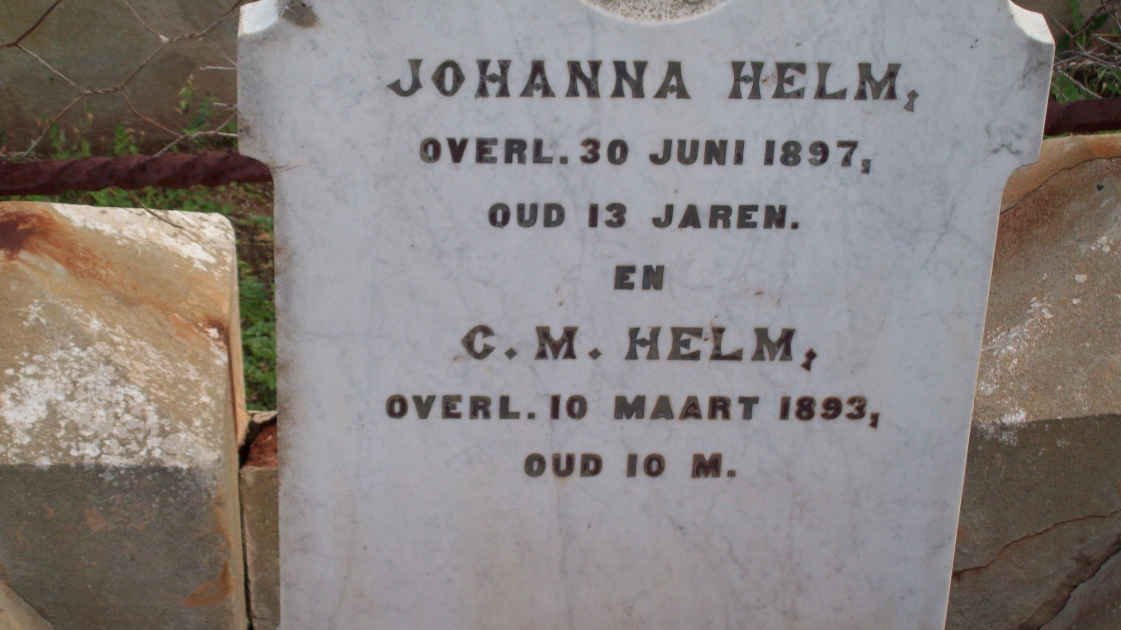 HELM Johanna -1897 :: HELM C.M. -1893