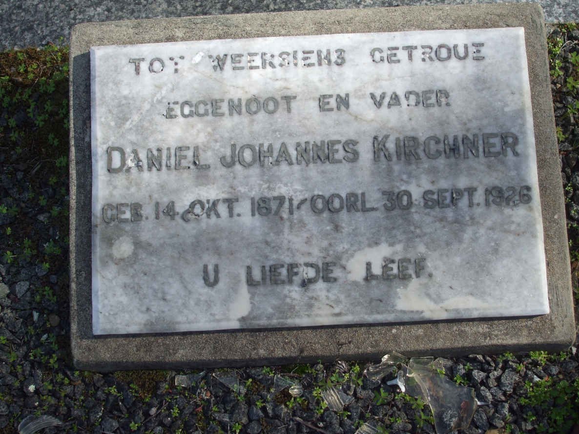 KIRCHNER Daniel Johannes 1871-1926