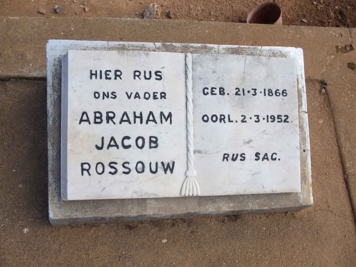 ROSSOUW Abraham Jacob 1866-1952