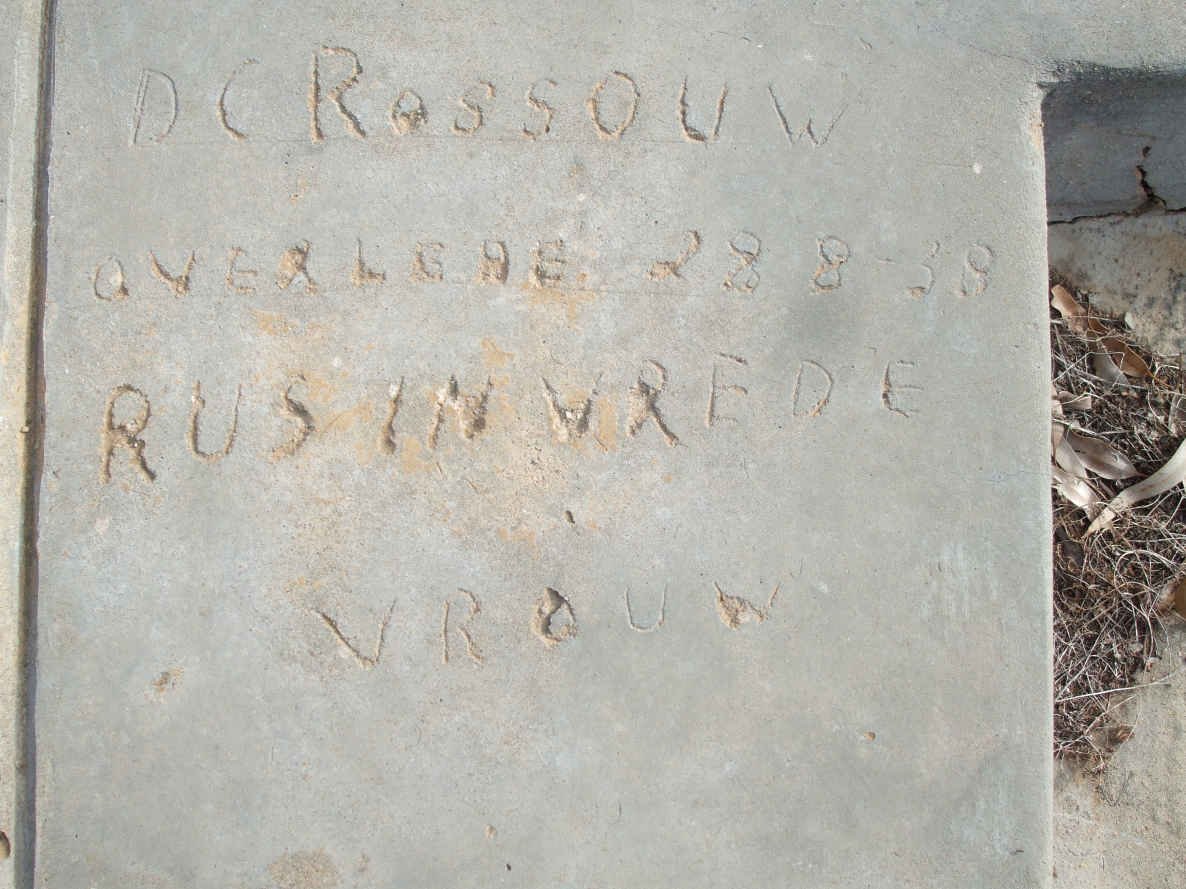 ROSSOUW D.C. -1938