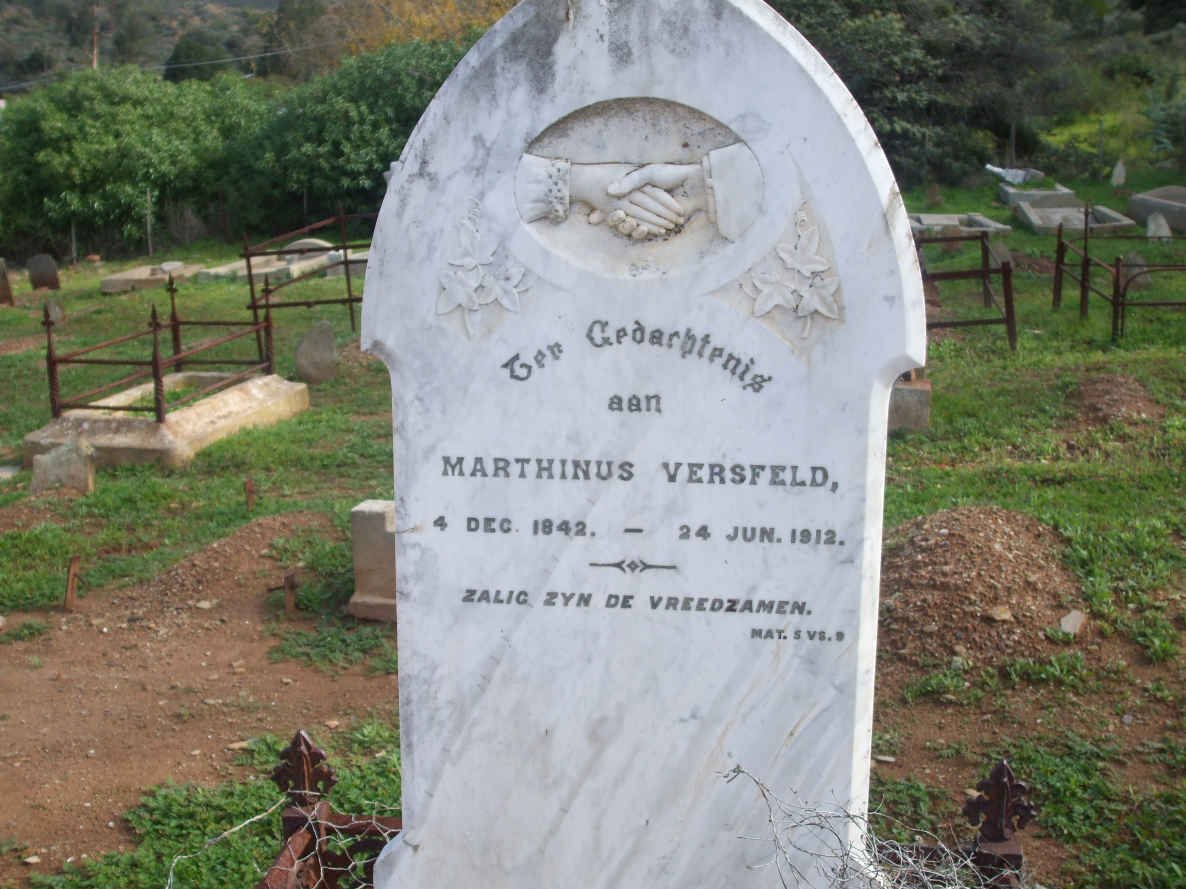 VERSFELD Marthinus 1842-1912