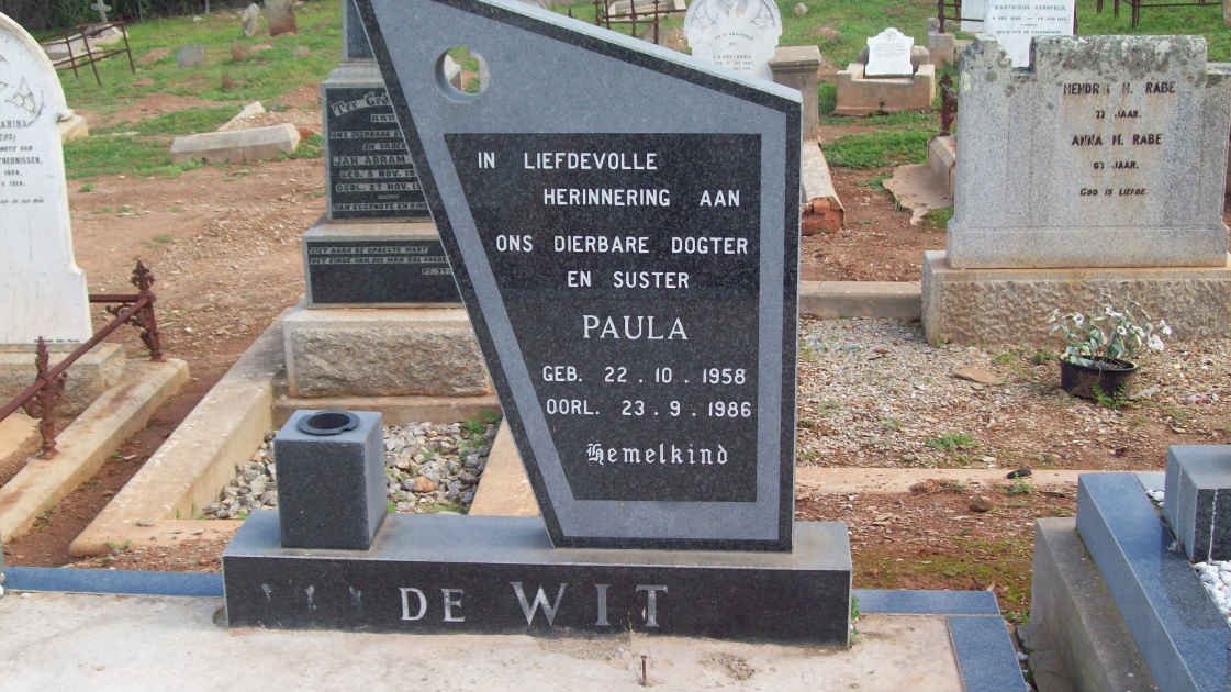 WIT Paula, de 1958-1986