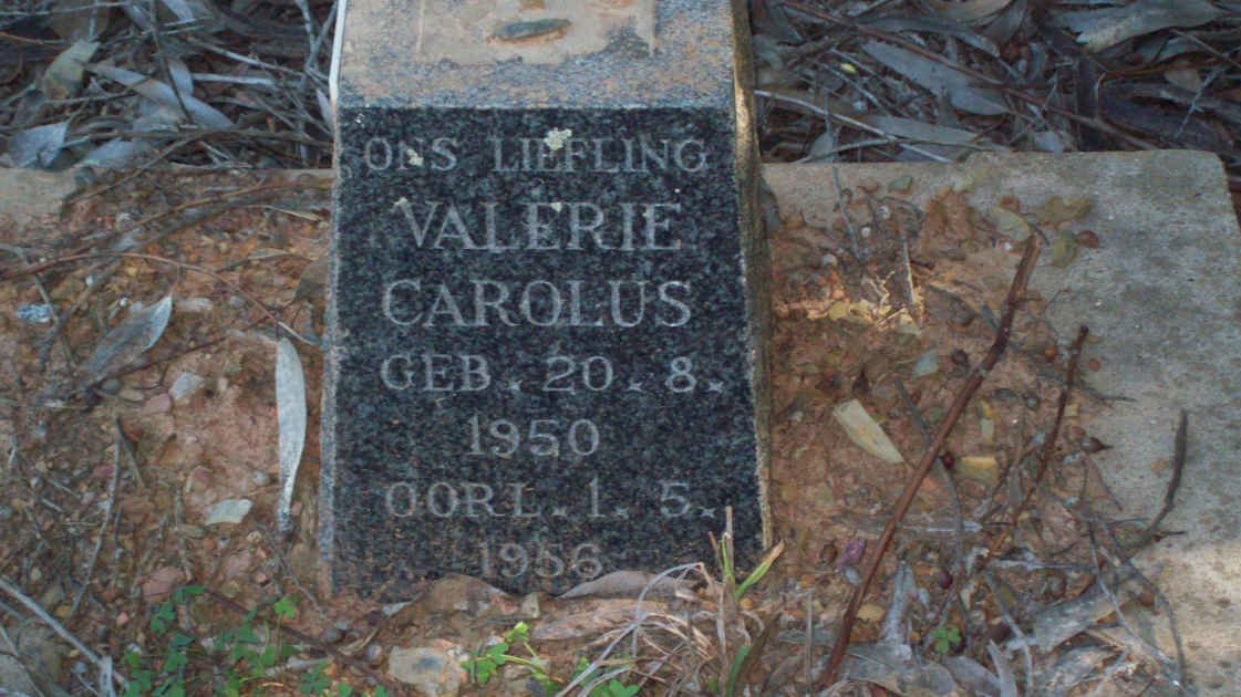 CAROLUS Valerie 1950-1956