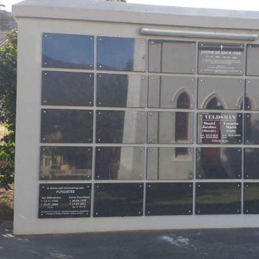 1. Memorial wall plaques