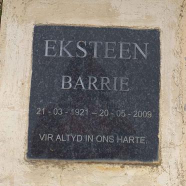 EKSTEEN Barrie 1921-2009