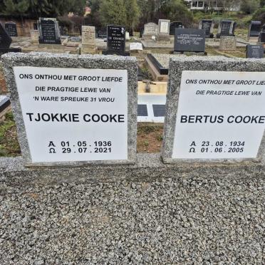 COOKE Bertus 1934-2005 & Tjokkie 1936-2021
