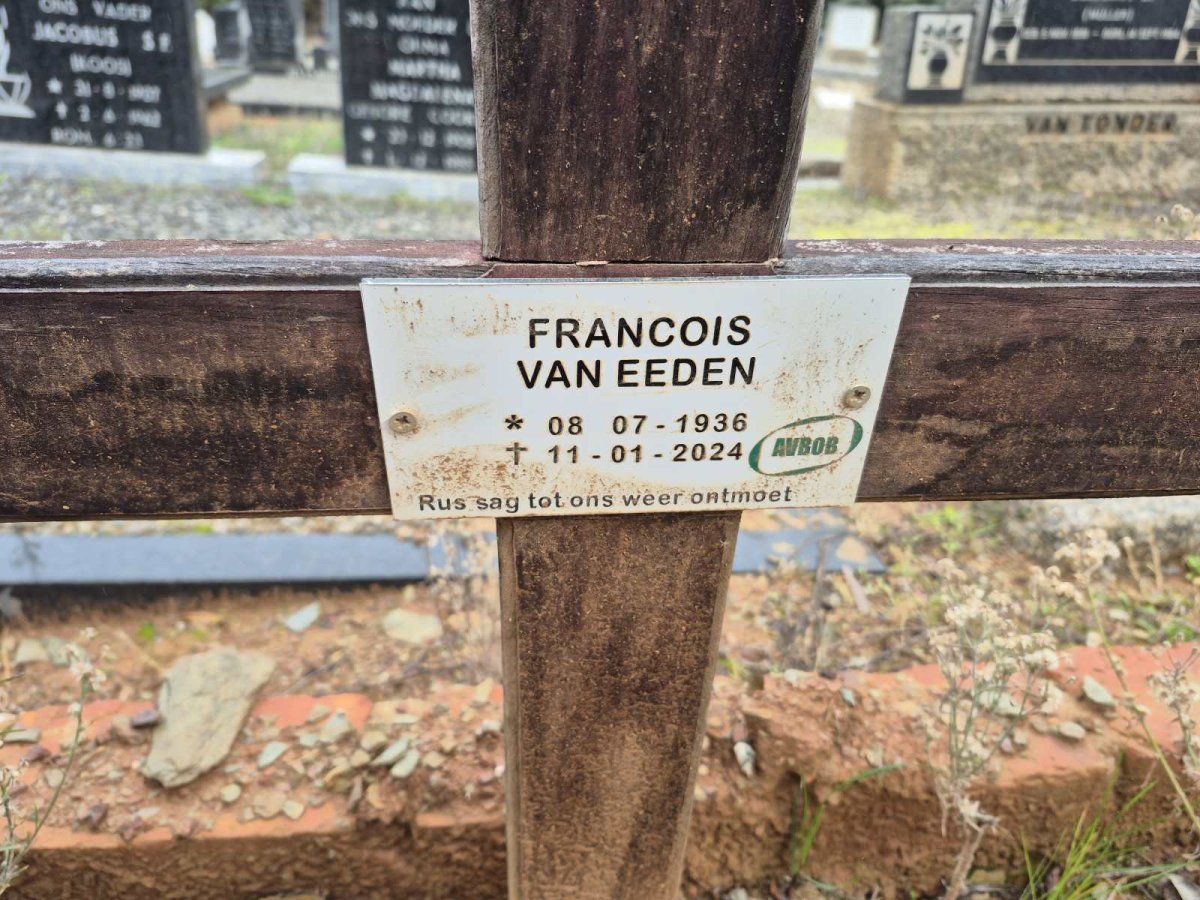 EEDEN Francois, van 1936-2024