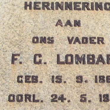 LOMBARD F.G. 1869-1962