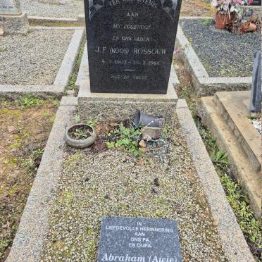 ROSSOUW J.F. 1903-1968 :: ROSSOUW Abraham 1937-2023
