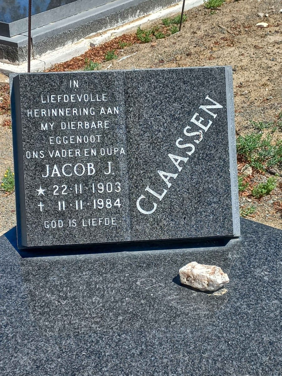 CLAASSEN Jacob J. 1903-1984