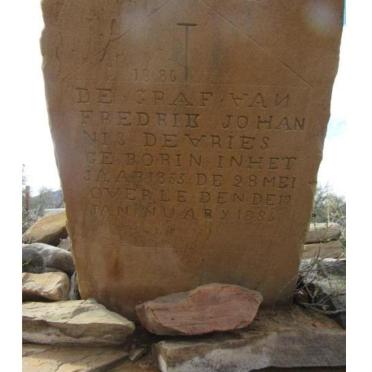 VRIES Fredrik Johannis, de 1833-1886